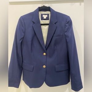Jcrew Wool Blazer Navy Size 10